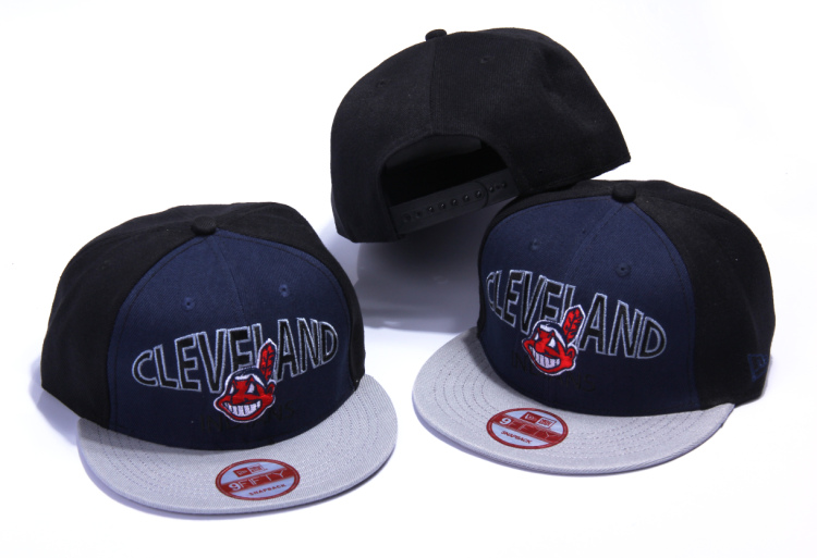 MLB Cleveland Indians NE Snapback Hat #14